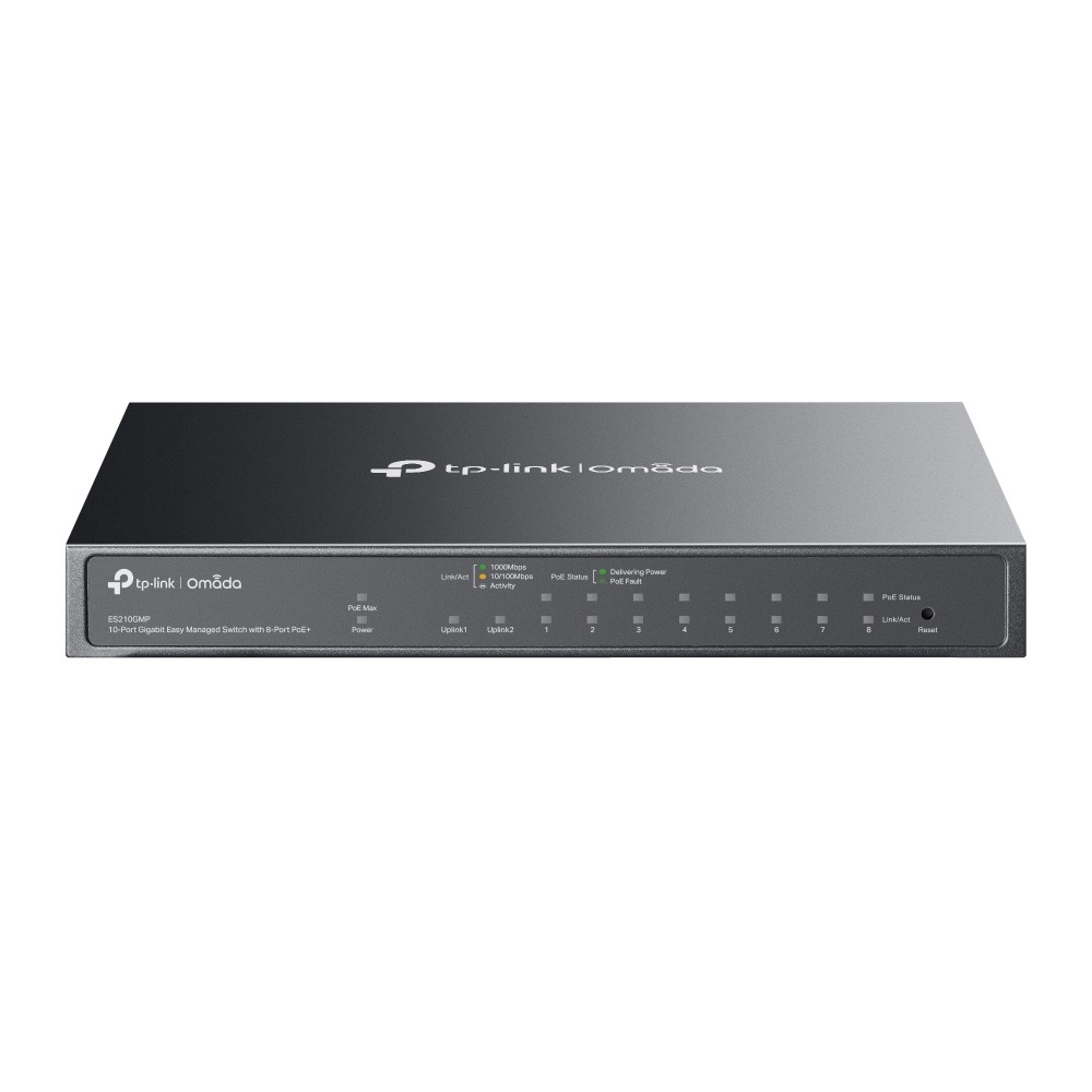 TP-LINK MS110GMP 10-Port Gigabit Desktop Switch